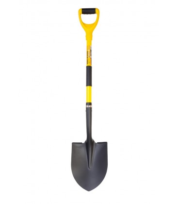 Lopata špičatá MASTERTOOL 230*300*1100 mm černá se sklolaminátovou násadou 14-6277