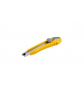 Nůž s odlamovací čepelí MASTERTOOL čepelí 18 mm, kovová vodítka, šroubovací svorka, 3 čepele 17-0102