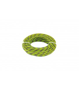 Žací struna pro křovinořez MASTERTOOL SPIRAL SQUARE bezhlučný 2, 70 mm 15 m dvoubarevný 19-0427