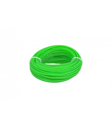 Žací struna pro křovinořez MASTERTOOL SQUARE TWISTED 2, 00 mm 15 m 19-1220