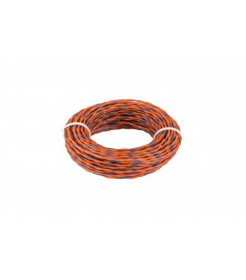 Žací struna pro křovinořez MASTERTOOL SPIRAL bezhlučný 2, 40 mm 15 m dvoubarevný 19-1624