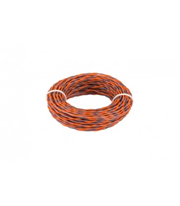 Žací struna pro křovinořez MASTERTOOL SPIRAL bezhlučný 2, 40 mm 15 m dvoubarevný 19-1624