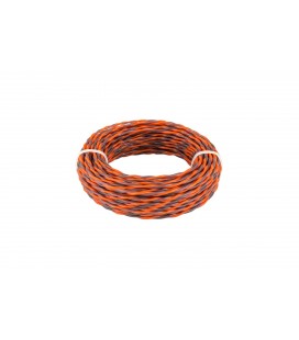 Žací struna pro křovinořez MASTERTOOL SPIRAL bezhlučný 2, 70 mm 15 m dvoubarevný 19-1627