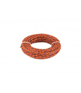 Žací struna pro křovinořez MASTERTOOL SPIRAL bezhlučný 3, 00 mm 15 m dvoubarevný 19-1630