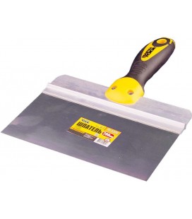 Špachtle nerezová s bitem MASTERTOOL AL-PROFI 200*85 mm s dvousložkovou rukojetí TPR 19-5320