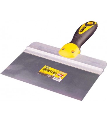 Špachtle nerezová s bitem MASTERTOOL AL-PROFI 200*85 mm s dvousložkovou rukojetí TPR 19-5320