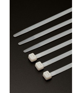 Páska stahovací MASTERTOOL na kabely, nylon 2, 5*200 mm, bílý 100 ks balení 20-1805