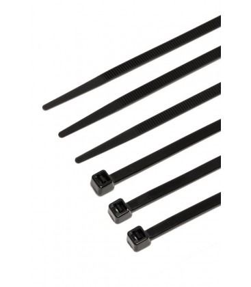 Páska stahovací MASTERTOOL na kabely, nylon 2, 5*200 mm, černá 100 ks balení 20-1846