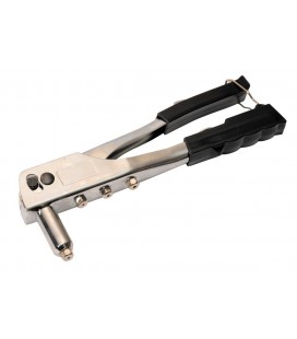 Kleště nýtovací MASTERTOOL 250 mm Ø 2, 4/3, 2/4, 0/4, 8 mm pochromované 21-0707