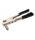 Kleště nýtovací MASTERTOOL 250 mm Ø 2, 4/3, 2/4, 0/4, 8 mm pochromované 21-0707