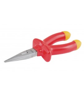 Kleště polokulaté MASTERTOOL rovné s izolovanou rukojetí 160 mm CRV 6150/HRC 50~55 27-2160