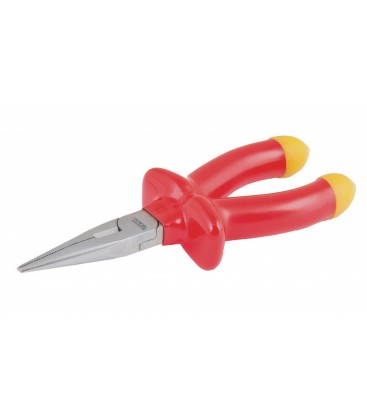 Kleště polokulaté MASTERTOOL rovné s izolovanou rukojetí 160 mm CRV 6150/HRC 50~55 27-2160
