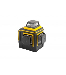 Vodováha laserová MASTERTOOL 10m ±0, 2 mm/m H/V/H+V H360°/2*V360° ±3° RED/635 nm třída II IP54 Li-ion/АА*3 textilní pouzdro 30-1