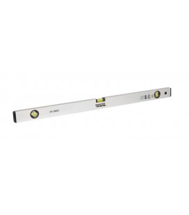 Vodováha hliníková MASTERTOOL Reinforced stavební 80 cm 3 libely 0, 5 mm/m 0, 03° 34-0803