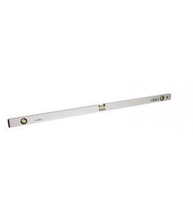 Vodováha hliníková MASTERTOOL Reinforced stavební 120cm 3 libely 0, 5 mm/m 0, 03° 34-1203