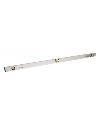 Vodováha hliníková MASTERTOOL Reinforced stavební 120cm 3 libely 0, 5 mm/m 0, 03° 34-1203