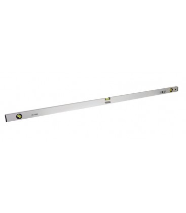 Vodováha hliníková MASTERTOOL Reinforced stavební 150 cm 3 libely 0, 5 mm/m 0, 03° 34-1503