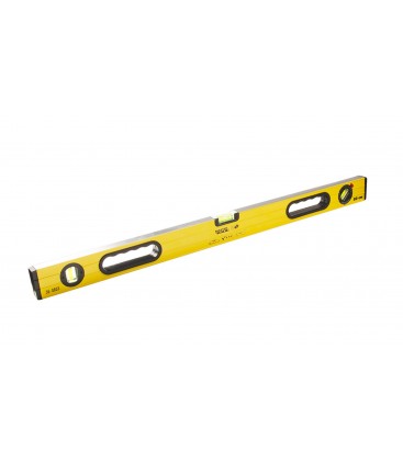Vodováha hliníková MASTERTOOL PROFI stavební 80 cm 3 libely 0, 5 mm/m 0, 03° gumový úchyty 36-0803