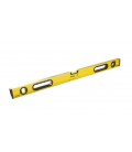 Vodováha hliníková MASTERTOOL PROFI stavební 80 cm 3 libely 0, 5 mm/m 0, 03° gumový úchyty 36-0803