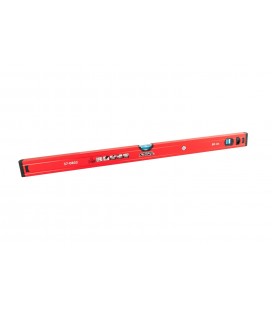 Vodováha stavební hliníková MASTERTOOL PROFI 80 cm 2 libely 0, 5 mm/m 0, 03° výklenek pro montáž na potrubí 37-0803