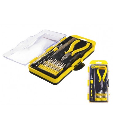 Bity šroubovací MASTERTOOL přesné a nástrojů sada 23 ks 40-0166