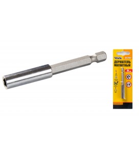 Držák bitů MASTERTOOL magnetický 1/4" 75 mm 40-0181