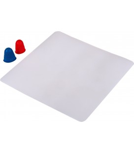 Sada pro práci s lepicí pistolí MASTERTOOL - podložka 20*20 cm, 2 náprstky 42-0161