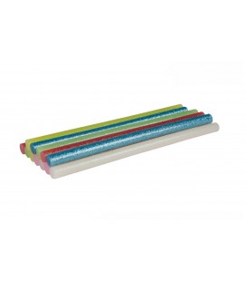 Tyčinky tavné MASTERTOOL 11, 2*200 mm 12 ks barevný neon 42-0165