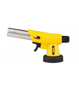 Hořák plynový na plynové kartuše MASTERTOOL Vikhor tryska Ø 22 mm/1300°С, zapalování piezoelektrické, keramická ochrana trysky