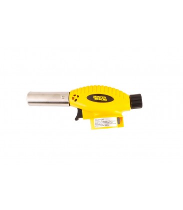 Hořák plynový na plynové kartuše MASTERTOOL Meteor tryska Ø 20 mm/1300°С, zapalování piezoelektrické, keramická ochrana trysky