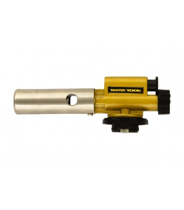 Hořák plynový MASTERTOOL na plynové kartuše tryska Ø 22 mm/1300°C, zapalování piezoelektrické, keramická ochrana trysky, kovové