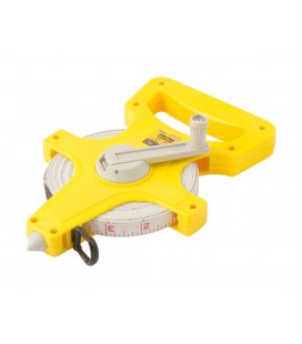 Svinovací měřící MASTERTOOL pásmo geodetický 30 m*13 mm, skleněné vlákno 66-3013