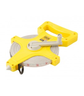 Svinovací měřící pásmo MASTERTOOL geodetický 50 m*13 mm, skleněné vlákno 66-5013