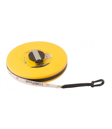 Svinovací měřící pásmo MASTERTOOL 30 m*13 mm, skleněné vlákno 69-3013