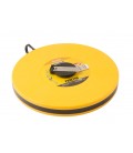 Svinovací měřící pásmo MASTERTOOL 50 m*13 mm, skleněné vlákno 69-5013