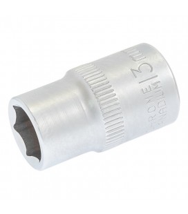 Hlavice nástrčná 6-hranná MASTERTOOL 1/2" 13 mm L 40 mm CRV 78-0013