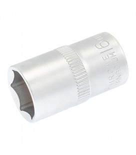 Hlavice nástrčná 6-hranná MASTERTOOL 1/2" 16 mm L 40 mm CRV 78-0016