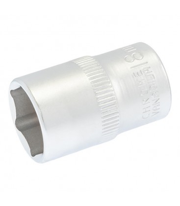 Hlavice nástrčná 6-hranná MASTERTOOL 1/2" 18 mm L 40 mm CRV 78-0018