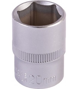 Hlavice nástrčná 6-hranná MASTERTOOL 1/2" 20 mm L 40 mm CRV 78-0020