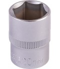 Hlavice nástrčná 6-hranná MASTERTOOL 1/2" 20 mm L 40 mm CRV 78-0020