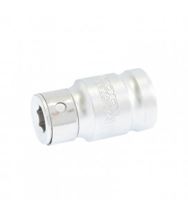 Adaptér pro šestihranné bity MASTERTOOL 1/2" 38 mm CRV 78-0088