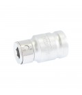 Adaptér pro šestihranné bity MASTERTOOL 1/2" 38 mm CRV 78-0088