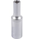 Hlavice nástrčná prodloužená 6-hranná MASTERTOOL 1/2" 8 mm L 78 mm CRV 78-0508