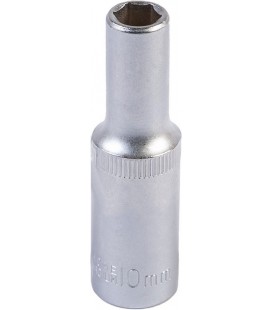 Hlavice nástrčná prodloužená 6-hranná MASTERTOOL 1/2" 10 mm L 78 mm CRV 78-0510