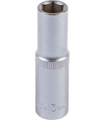 Hlavice nástrčná prodloužená 6-hranná MASTERTOOL 1/2" 13 mm L 78 mm CRV 78-0513