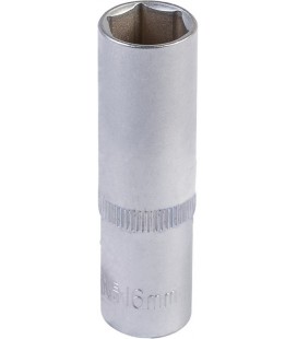 Hlavice nástrčná prodloužená 6-hranná MASTERTOOL 1/2" 16 mm L 78 mm CRV 78-0516