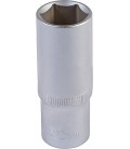 Hlavice nástrčná prodloužená 6-hranná MASTERTOOL 1/2" 22 mm L 78 mm CRV 78-0522