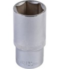 Hlavice nástrčná prodloužená 6-hranná MASTERTOOL 1/2" 30 mm L 78 mm CRV 78-0530