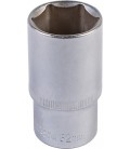 Hlavice nástrčná prodloužená 6-hranná MASTERTOOL 1/2" 32 mm L 78 mm CRV 78-0532