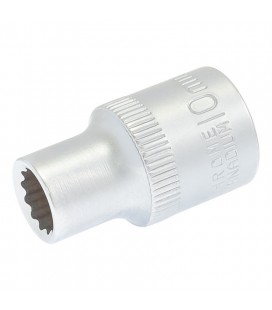 Hlavice nástrčná 12hranná MASTERTOOL 1/2" 10 mm L 40 mm CRV 78-0610